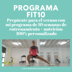 Programa FIT 10: ponte en forma para el verano